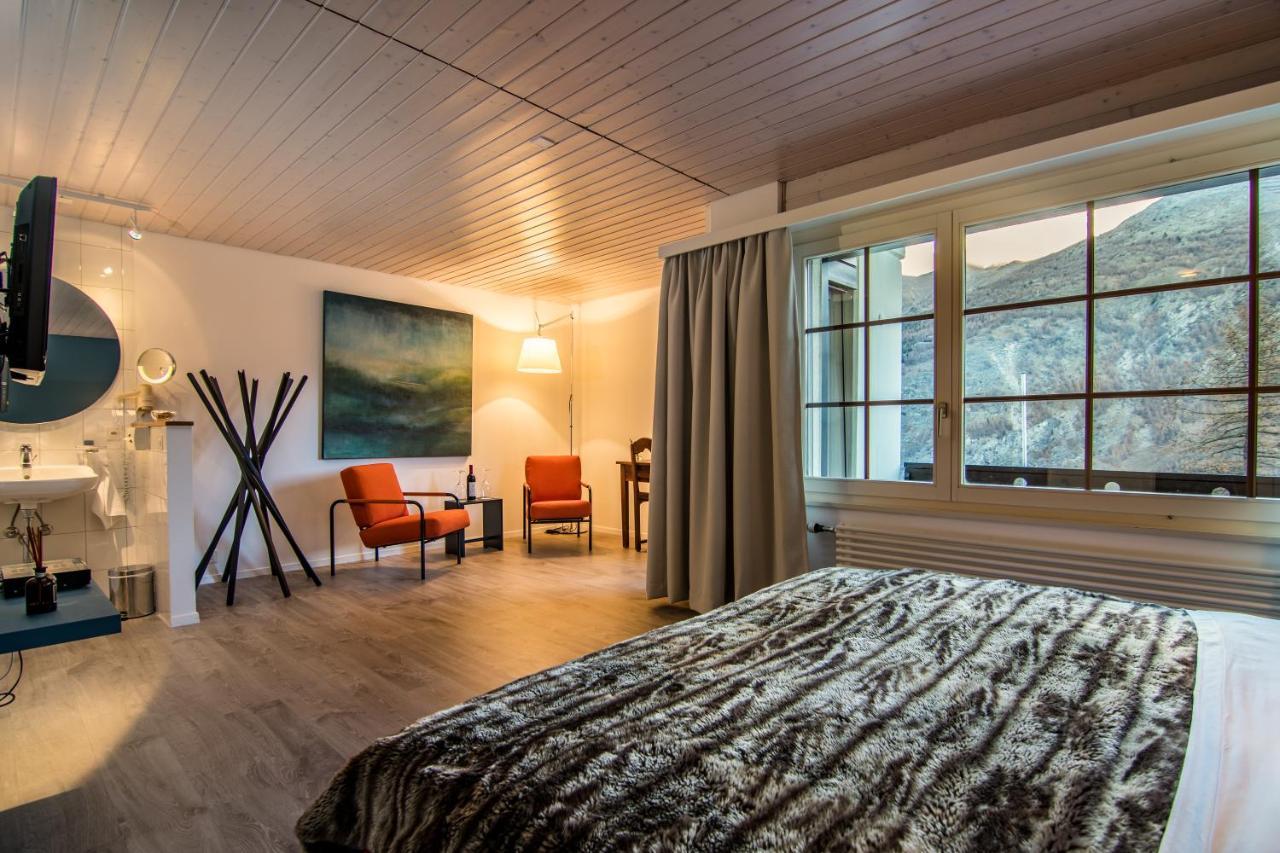 Waldhotel Fletschhorn Panoramic Retreat In Saas Fee Eksteriør bilde