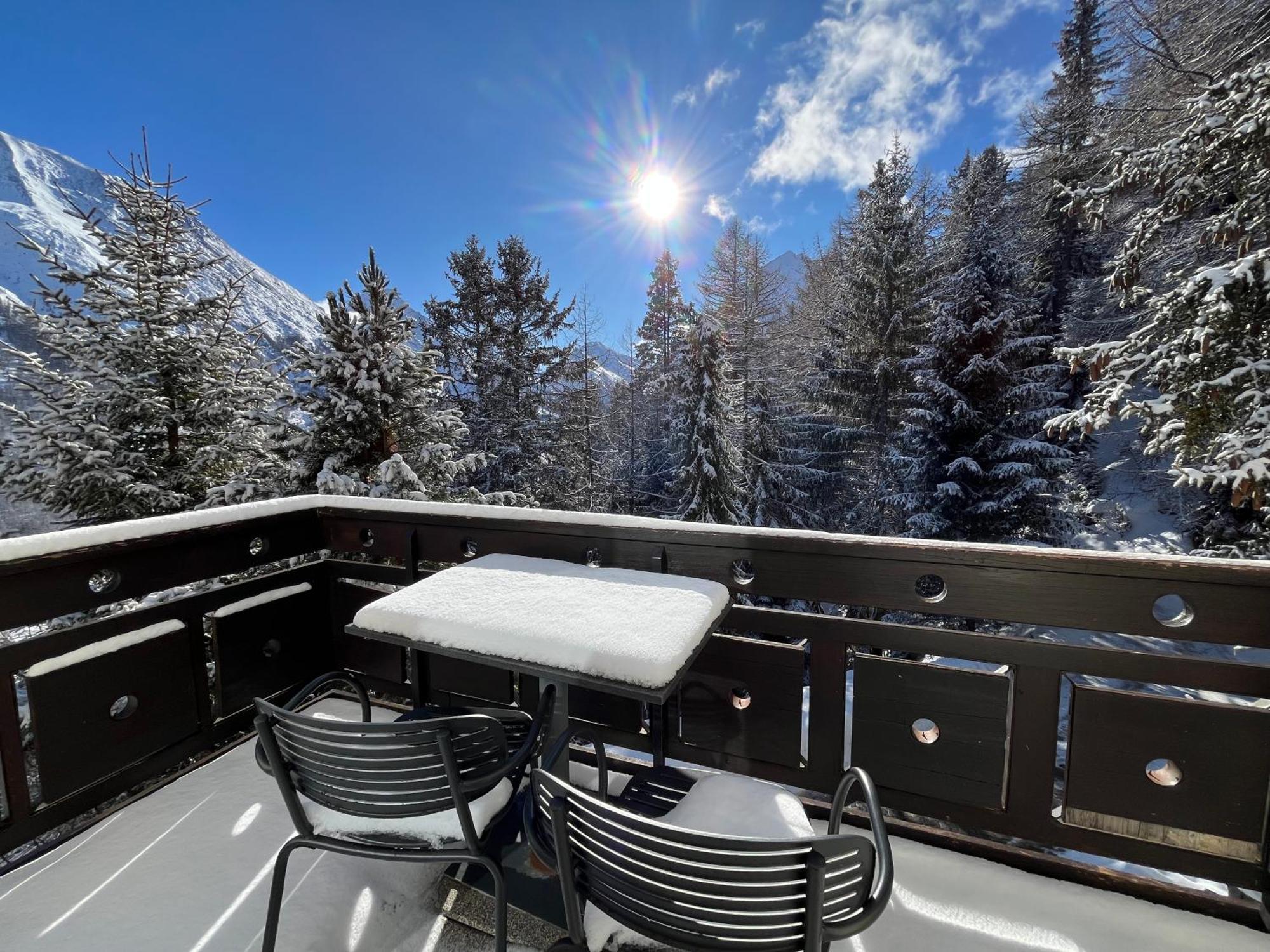 Waldhotel Fletschhorn Panoramic Retreat In Saas Fee Eksteriør bilde