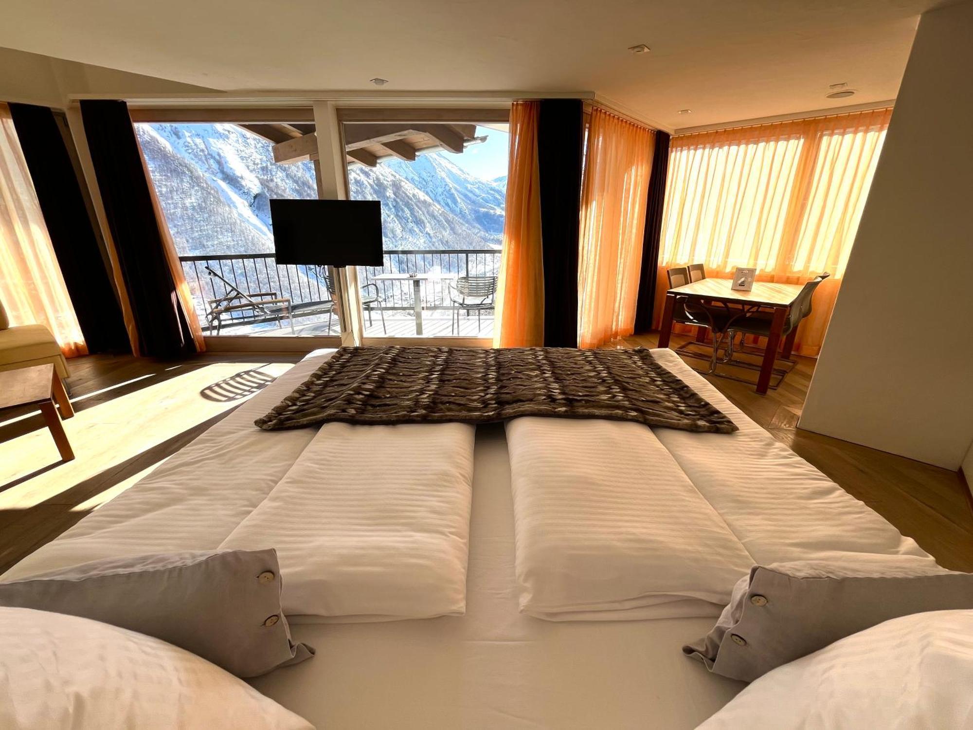 Waldhotel Fletschhorn Panoramic Retreat In Saas Fee Eksteriør bilde